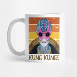 Kung Kung! Resident Alien retro rectangular Shape Mug